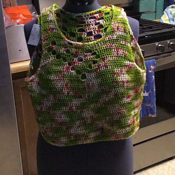 Trendy Designs by Kim Tops - Tank Top Hand Crochet💥💥SALE💥💥